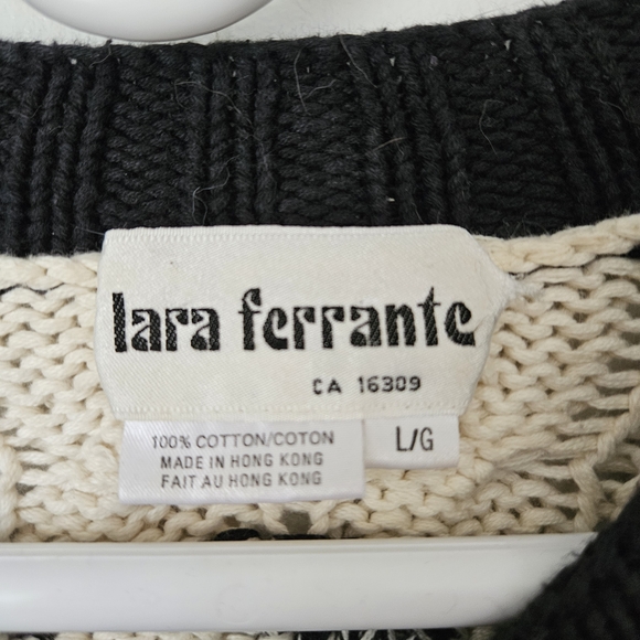 Vintage Lara Ferrante Knit Cardigan - Picture 3 of 3